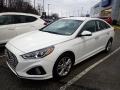 2019 Quartz White Pearl Hyundai Sonata SEL  photo #1