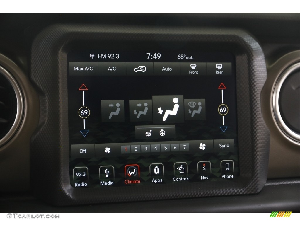 2018 Wrangler Unlimited Rubicon 4x4 - Ocean Blue Metallic / Black/Heritage Tan photo #11