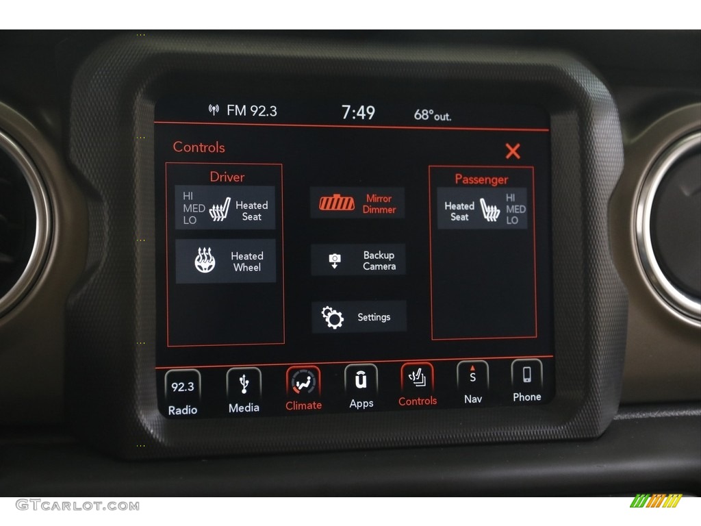 2018 Wrangler Unlimited Rubicon 4x4 - Ocean Blue Metallic / Black/Heritage Tan photo #12