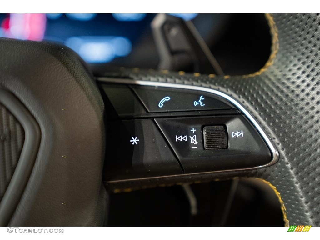 2019 Lamborghini Urus AWD Nero Ade Steering Wheel Photo #143858485