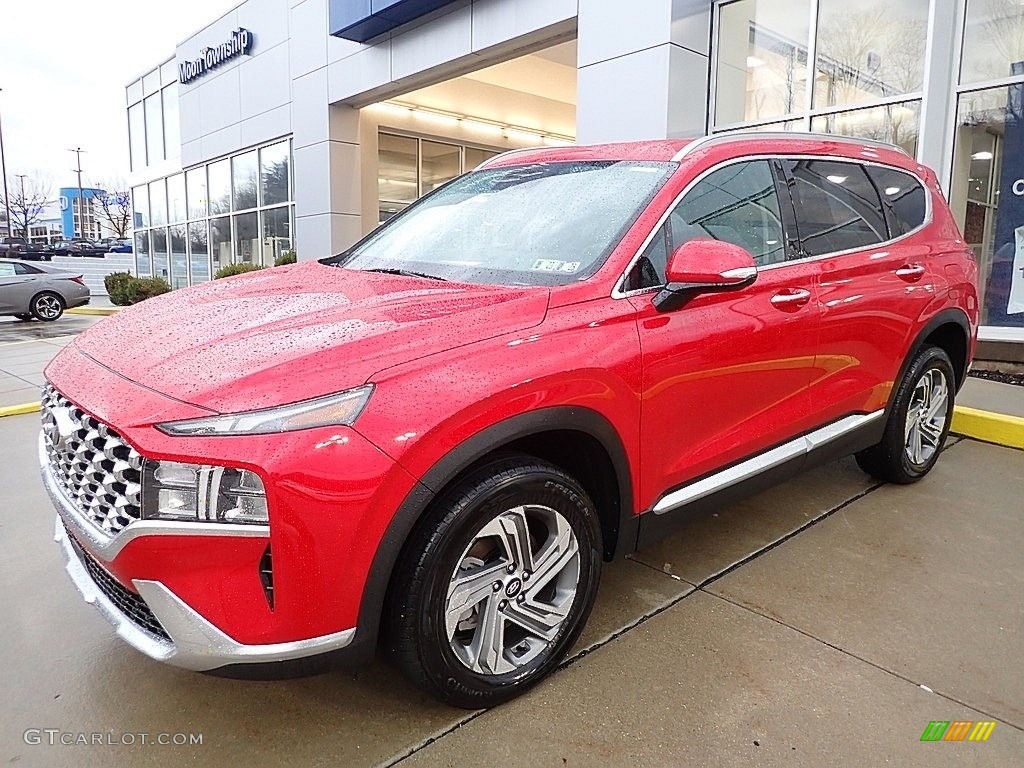 2021 Santa Fe SEL AWD - Calypso Red / Black photo #1