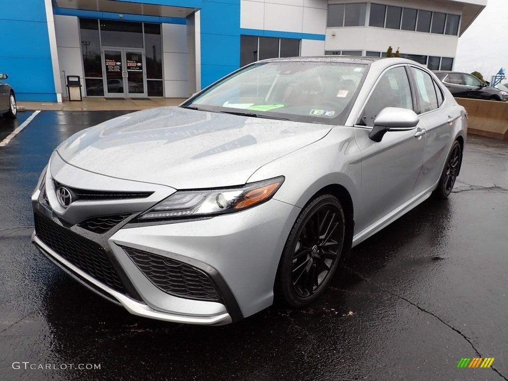 Celestial Silver Metallic 2021 Toyota Camry XSE AWD Exterior Photo #143858776
