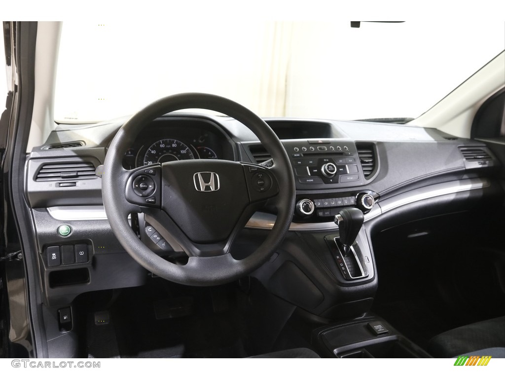 2015 CR-V LX AWD - Crystal Black Pearl / Black photo #6