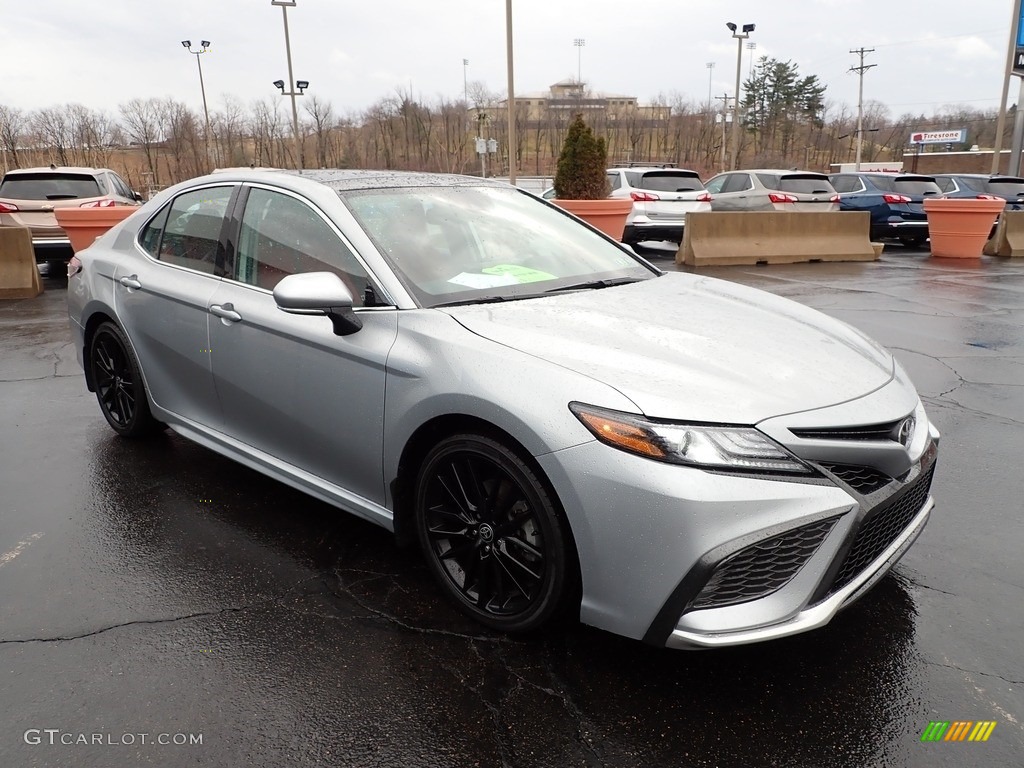 Celestial Silver Metallic 2021 Toyota Camry XSE AWD Exterior Photo #143858932