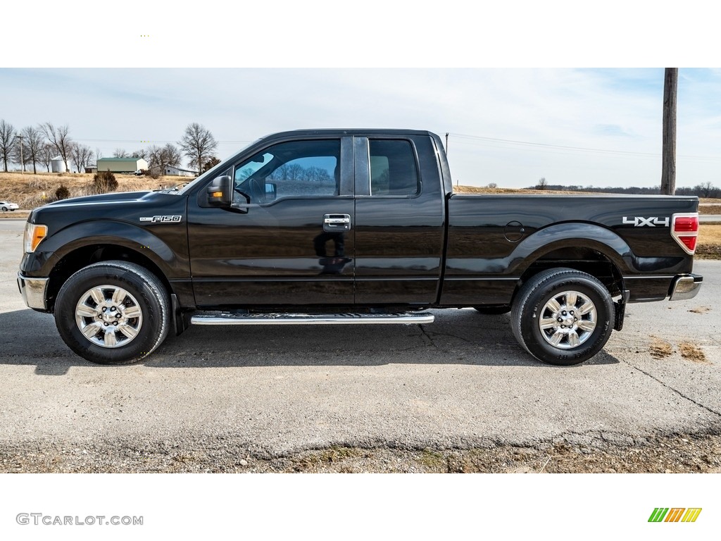 2010 F150 FX4 SuperCab 4x4 - Tuxedo Black / Black photo #7