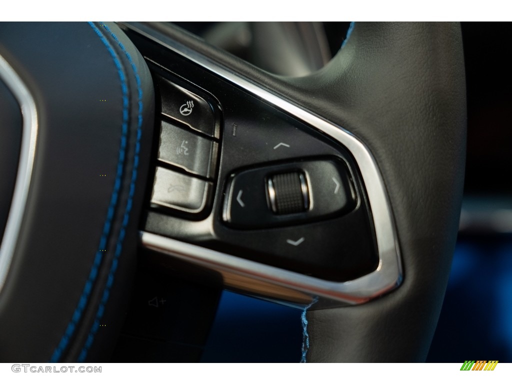 2021 Chevrolet Corvette Stingray Coupe Tension/Twilight Blue Steering Wheel Photo #143859457