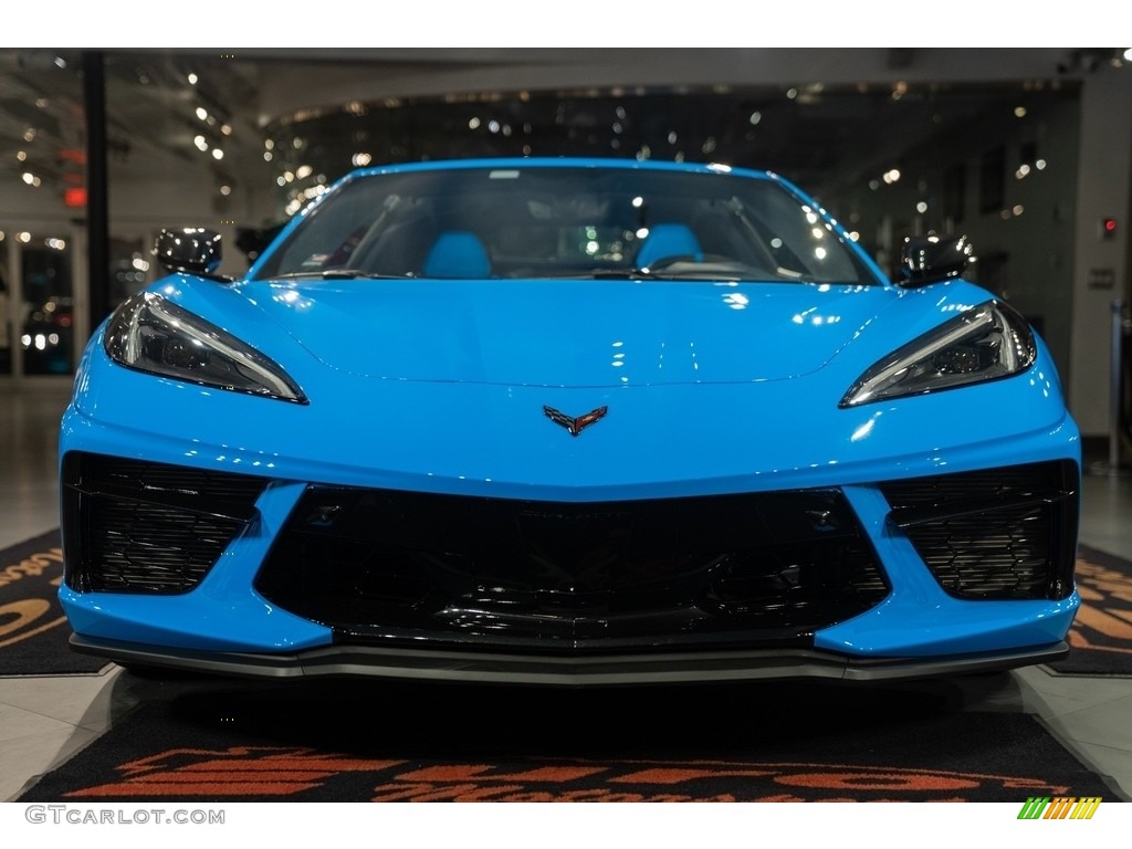 2021 Corvette Stingray Coupe - Rapid Blue / Tension/Twilight Blue photo #25