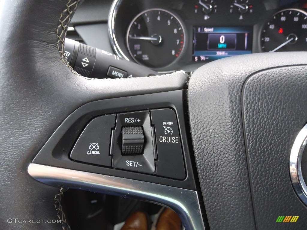 2019 Buick Encore Essence Ebony Steering Wheel Photo #143859937