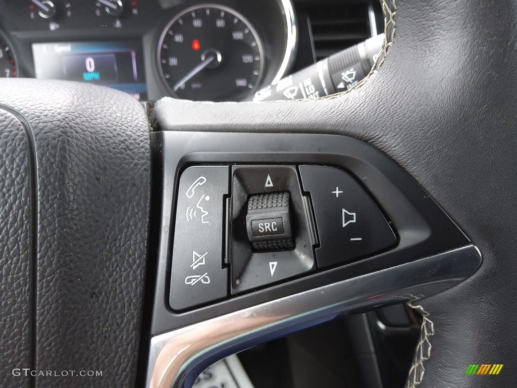 2019 Buick Encore Essence Ebony Steering Wheel Photo #143859952