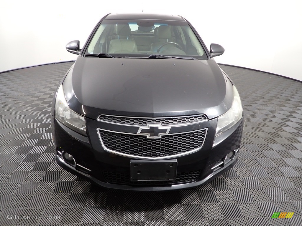 2012 Cruze LTZ - Black Granite Metallic / Cocoa/Light Neutral photo #2