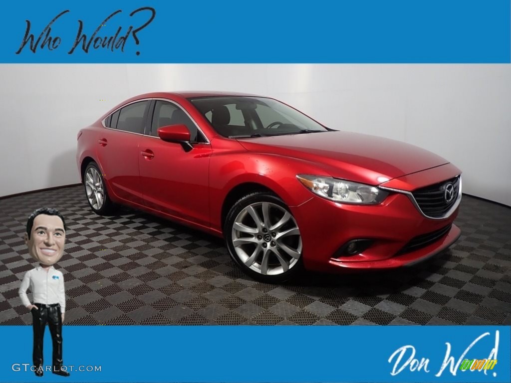2014 MAZDA6 Touring - Soul Red Mica / Black photo #1