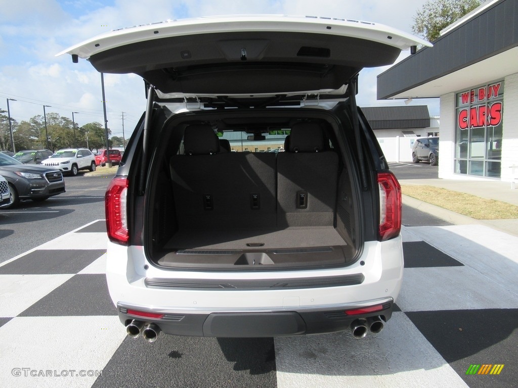 2022 Yukon Denali 4WD - White Frost Tricoat / Very Dark Ash Gray/Dark Walnut photo #5