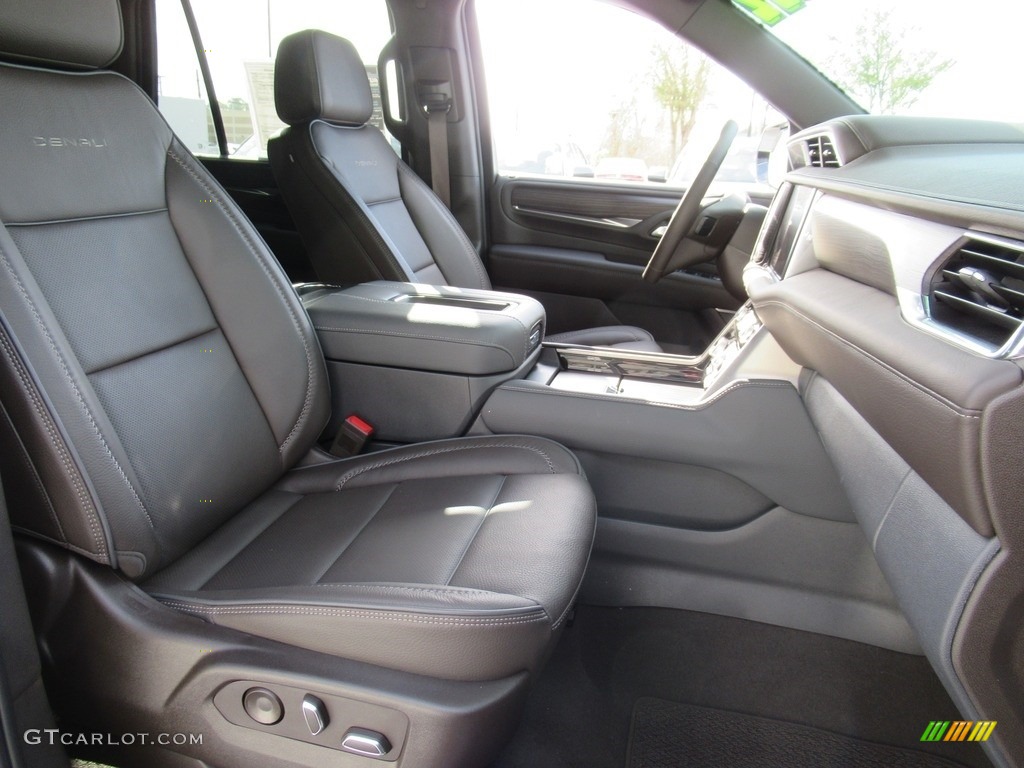 2022 Yukon Denali 4WD - White Frost Tricoat / Very Dark Ash Gray/Dark Walnut photo #13