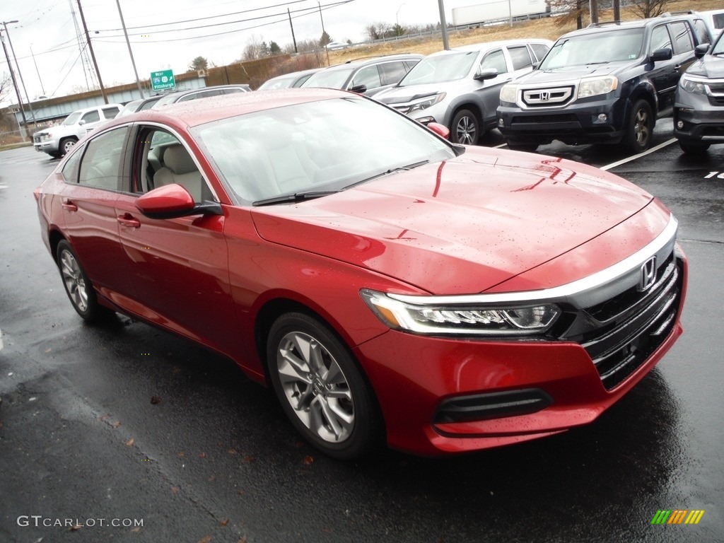 Radiant Red Metallic 2019 Honda Accord LX Sedan Exterior Photo #143861464