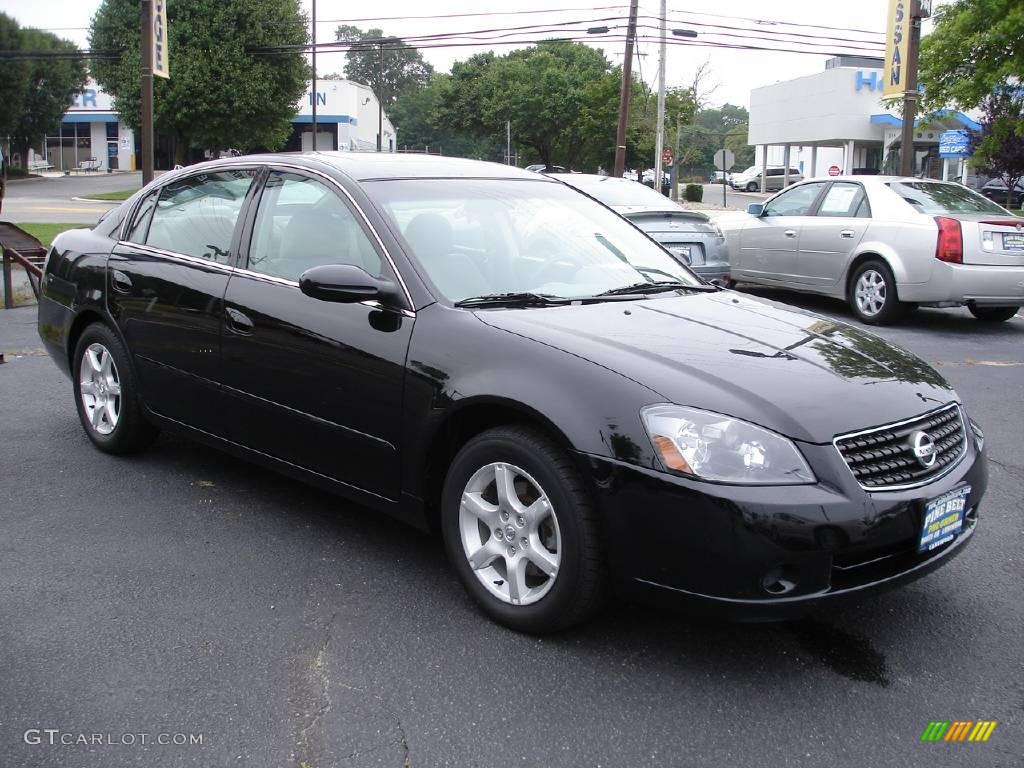 2006 Altima 2.5 S Special Edition - Super Black / Frost photo #2