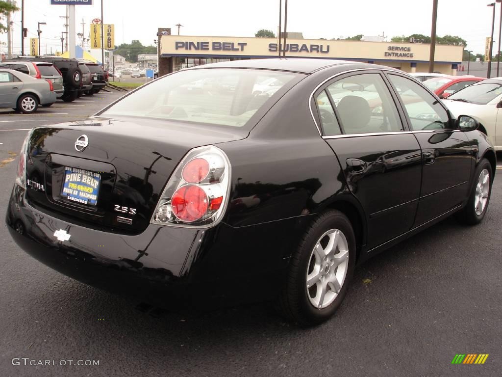 2006 Altima 2.5 S Special Edition - Super Black / Frost photo #3