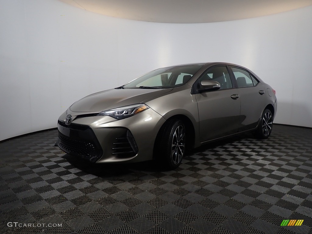 2019 Corolla SE - Falcon Gray metallic / Black photo #8