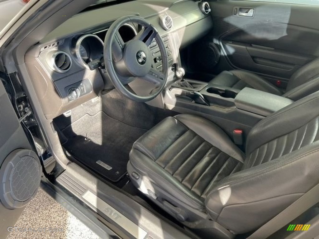 2008 Mustang Shelby GT Coupe - Black / Dark Charcoal photo #10