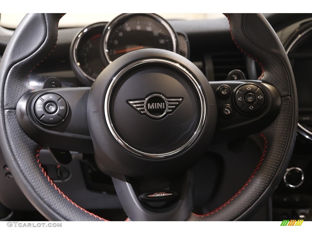 2020 Mini Hardtop Cooper S 2 Door Carbon Black Steering Wheel Photo #143864434