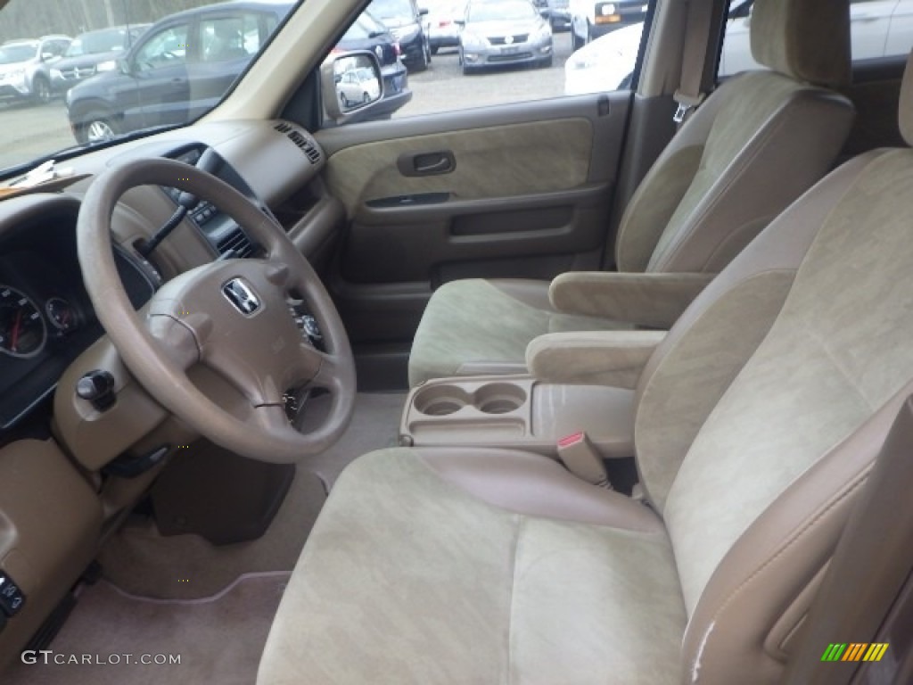 2002 CR-V EX 4WD - Mojave Mist Metallic / Saddle photo #7