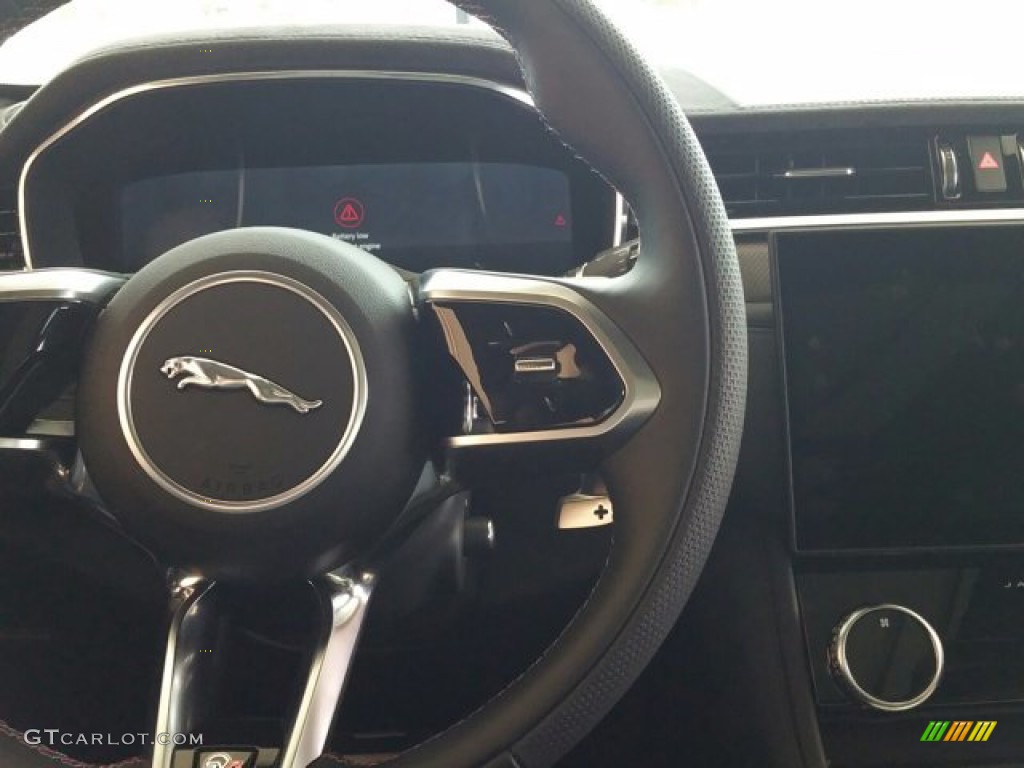 2022 F-PACE SVR - Santorini Black Metallic / Ebony/Ebony photo #17