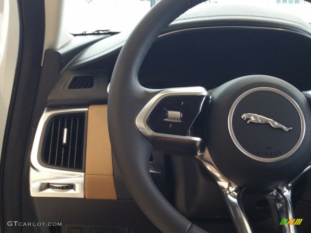 2022 Jaguar E-PACE P250 SE AWD Caraway/Ebony Steering Wheel Photo #143866095