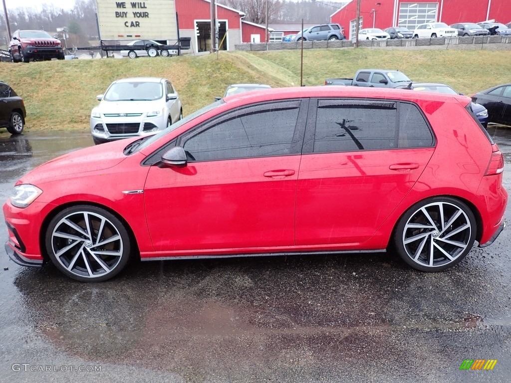 Tornado Red 2018 Volkswagen Golf R 4Motion w/DCC. NAV. Exterior Photo #143866179