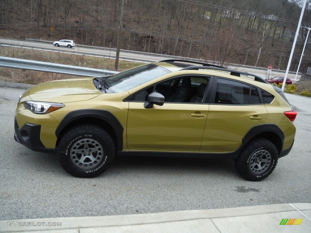 2021 Crosstrek Sport - Plasma Yellow Pearl / Gray photo #16