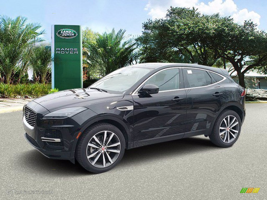 Santorini Black Metallic 2022 Jaguar E-PACE P250 SE AWD Exterior Photo #143866422