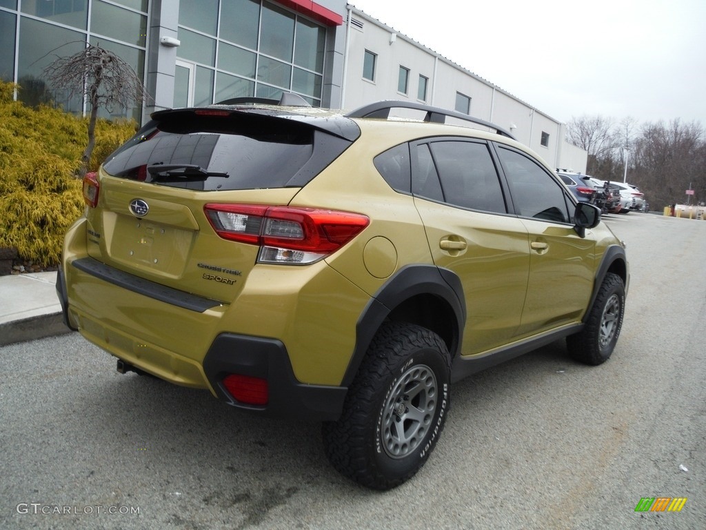 2021 Crosstrek Sport - Plasma Yellow Pearl / Gray photo #21