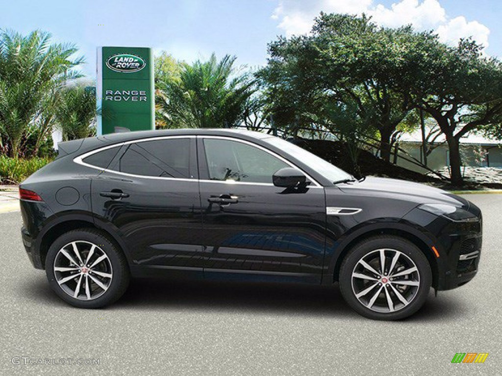 Santorini Black Metallic 2022 Jaguar E-PACE P250 SE AWD Exterior Photo #143866536