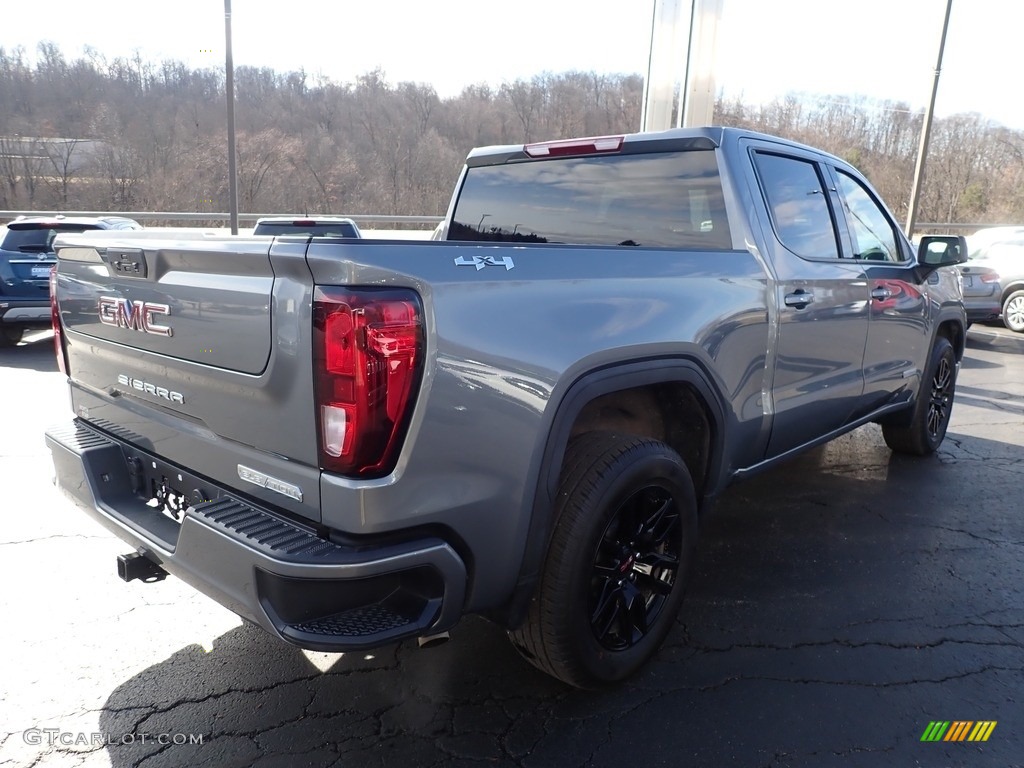 2021 Sierra 1500 Elevation Crew Cab 4WD - Satin Steel Metallic / Jet Black photo #9
