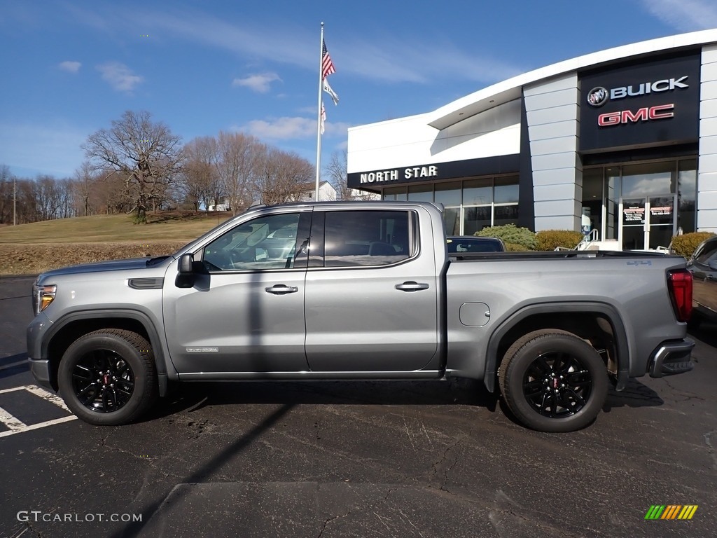 2021 Sierra 1500 Elevation Crew Cab 4WD - Satin Steel Metallic / Jet Black photo #12
