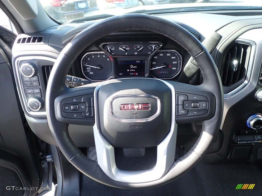 2021 Sierra 1500 Elevation Crew Cab 4WD - Satin Steel Metallic / Jet Black photo #22