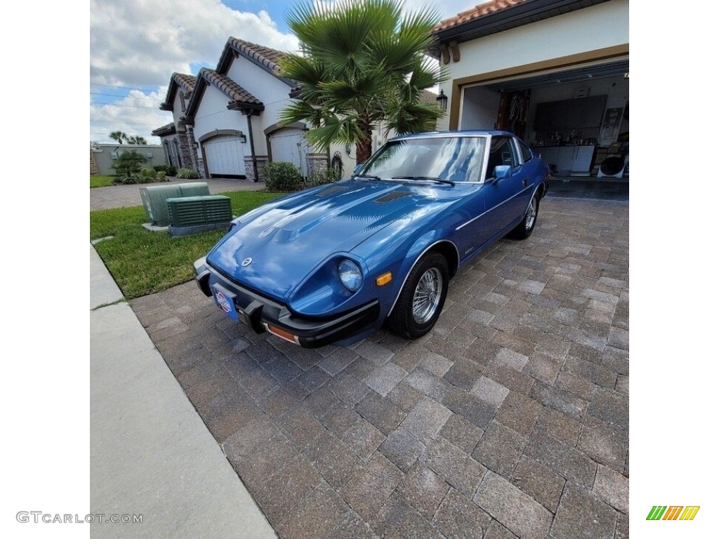 Med Blue Metallic 1981 Datsun 280ZX Deluxe Coupe Exterior Photo #143867364
