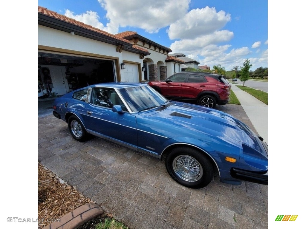 Med Blue Metallic 1981 Datsun 280ZX Deluxe Coupe Exterior Photo #143867610