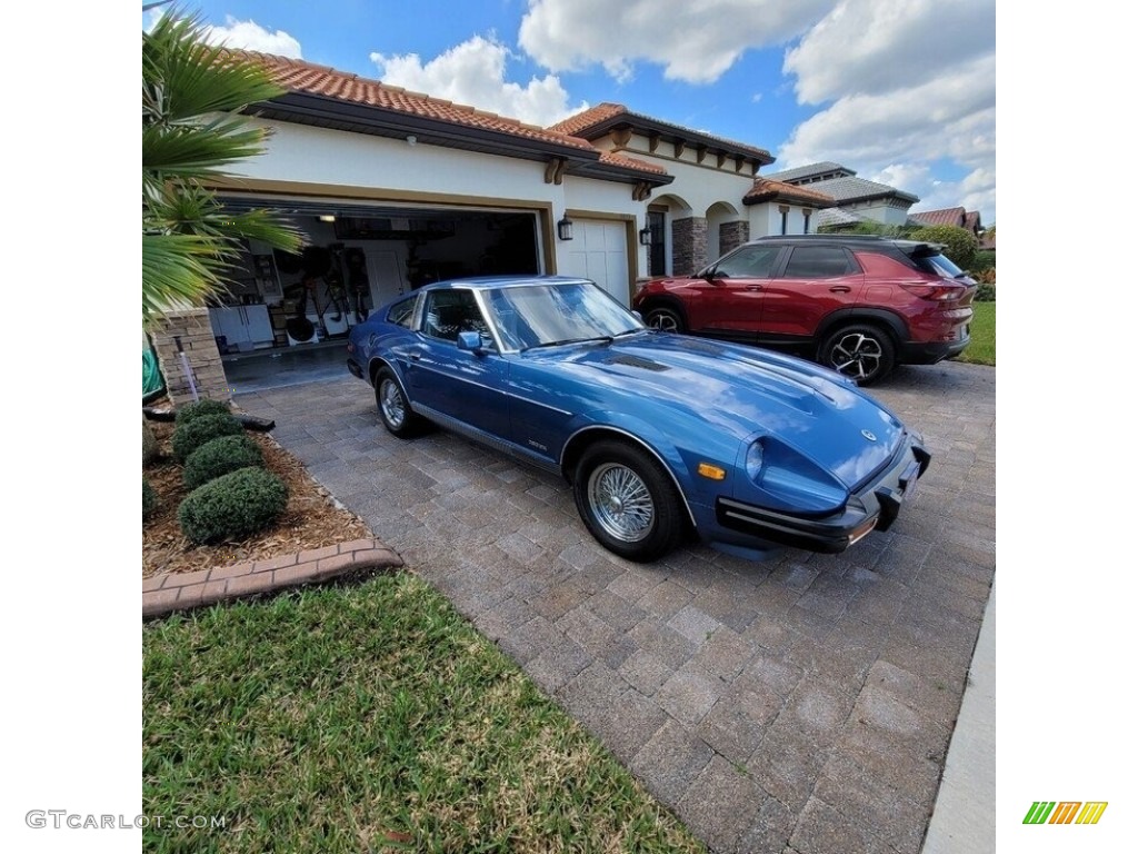 Med Blue Metallic 1981 Datsun 280ZX Deluxe Coupe Exterior Photo #143867667