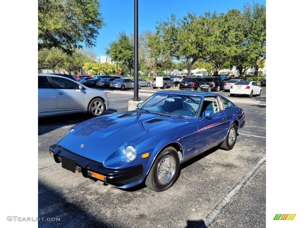 Med Blue Metallic 1981 Datsun 280ZX Deluxe Coupe Exterior Photo #143867746