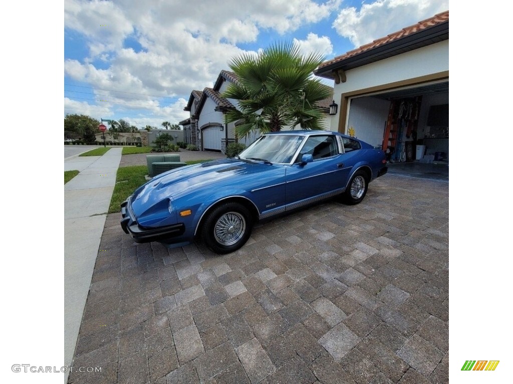 Med Blue Metallic 1981 Datsun 280ZX Deluxe Coupe Exterior Photo #143867775