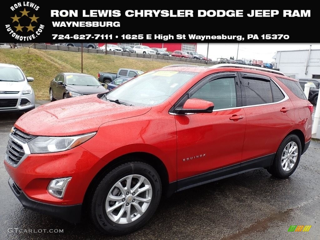 2020 Equinox LT AWD - Cayenne Orange Metallic / Jet Black photo #1