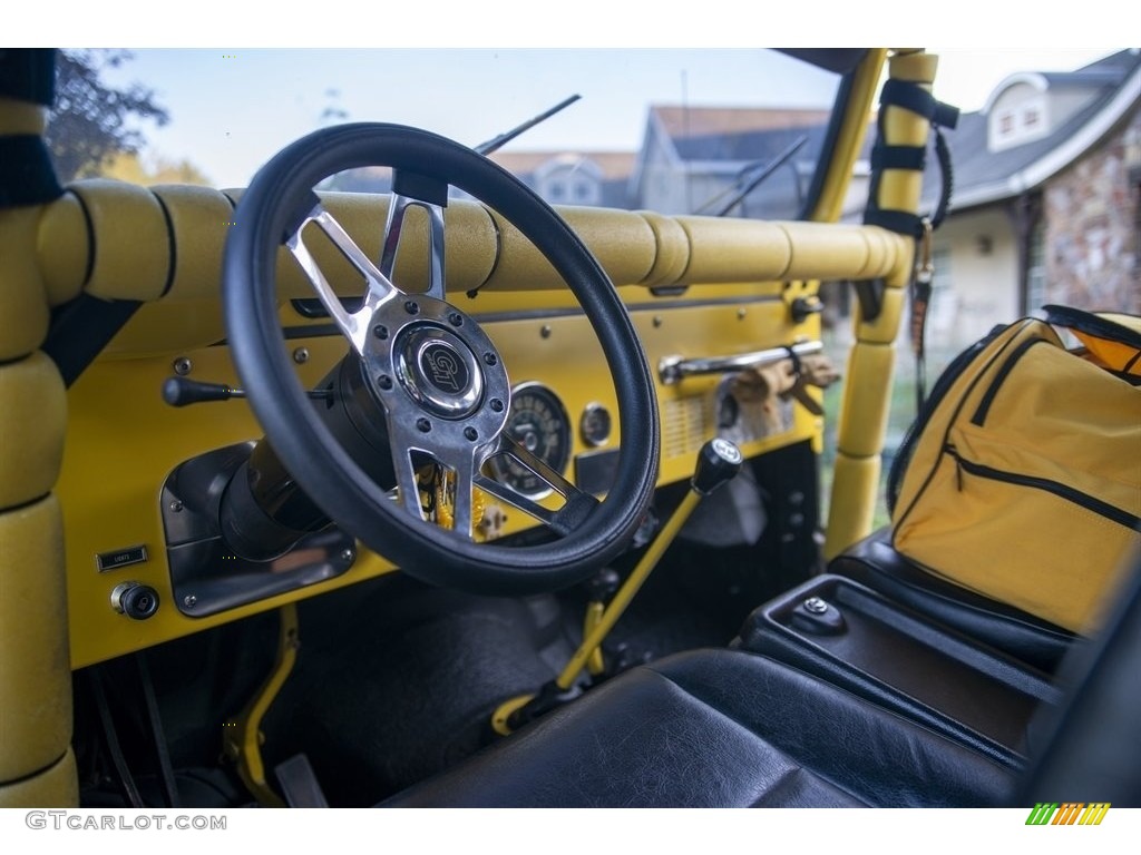 Black Interior 1977 Jeep CJ5 Standard CJ5 Model Photo #143868396
