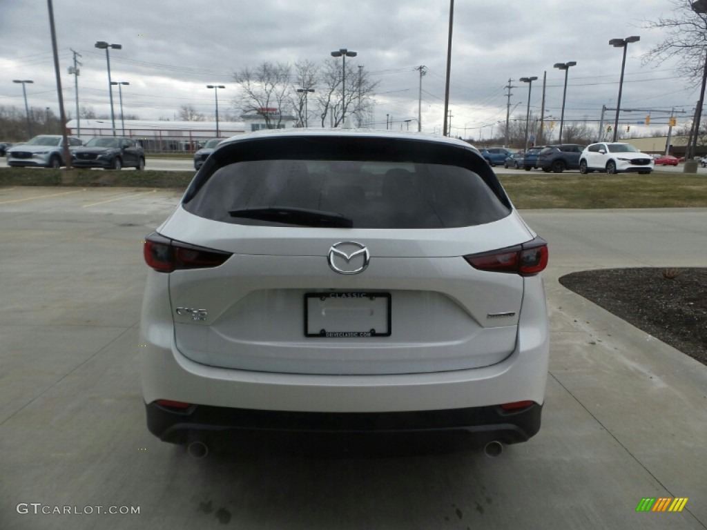 2022 CX-5 S Premium Plus AWD - Snowflake White Pearl Mica / Parchment photo #5