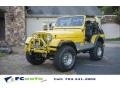 1977 John Deer Yellow Jeep CJ5   photo #33