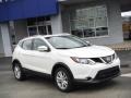 2018 Pearl White Nissan Rogue Sport SV AWD  photo #1