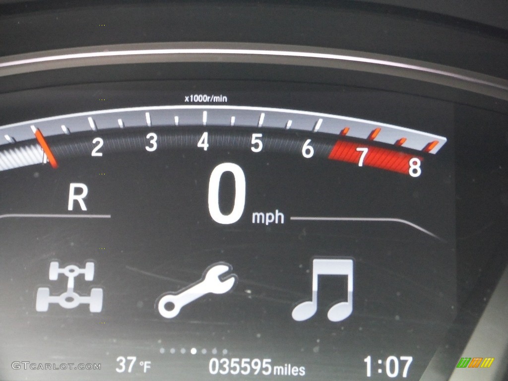 2019 CR-V EX AWD - Gunmetal Metallic / Gray photo #29