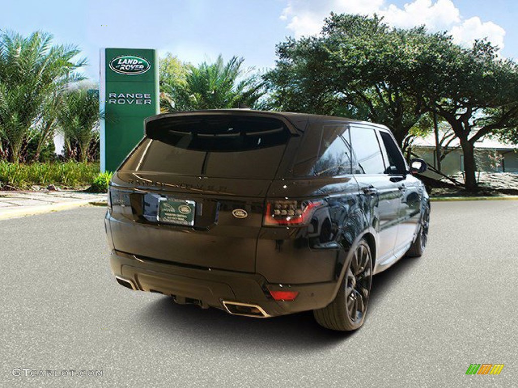 2022 Range Rover Sport HST - Santorini Black Metallic / Pimento/Ebony photo #2