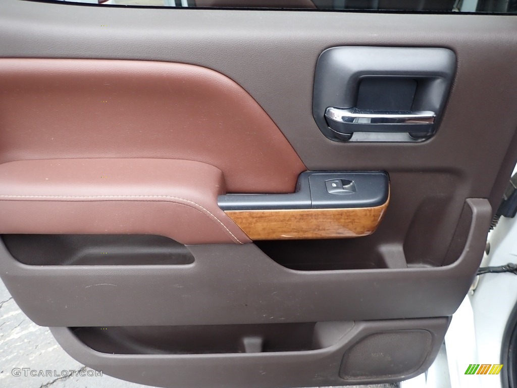 2015 Chevrolet Silverado 2500HD High Country Crew Cab 4x4 High Country Saddle Door Panel Photo #143870064