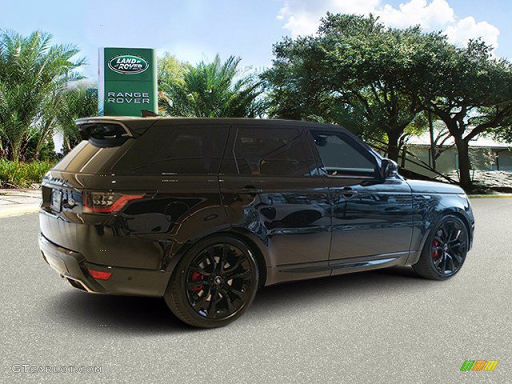 2022 Range Rover Sport HST - Santorini Black Metallic / Pimento/Ebony photo #11