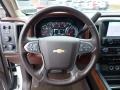 High Country Saddle 2015 Chevrolet Silverado 2500HD High Country Crew Cab 4x4 Steering Wheel