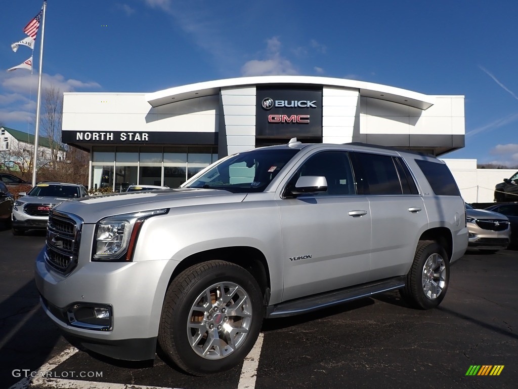 2018 Yukon SLE 4WD - Quicksilver Metallic / Jet Black photo #1